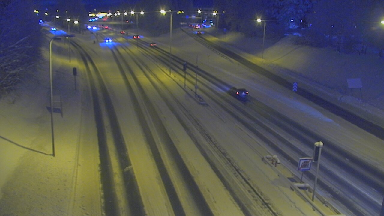 Weather Camera Image Väg 4, Rovaniemi, Revontuli pohjoinen, Rovaniemi, Lappi