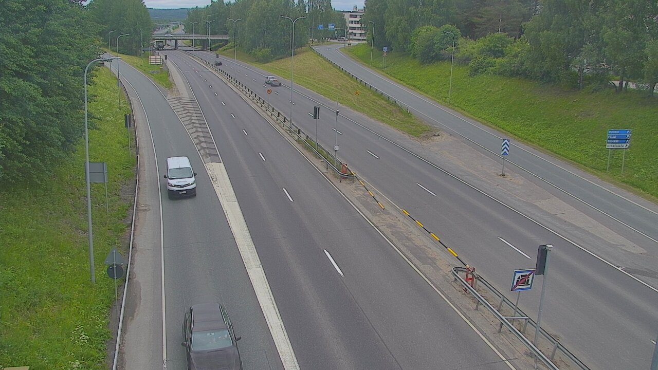Weather Camera Image Road 4, Rovaniemi, Revontuli pohjoinen, Rovaniemi, Lappi