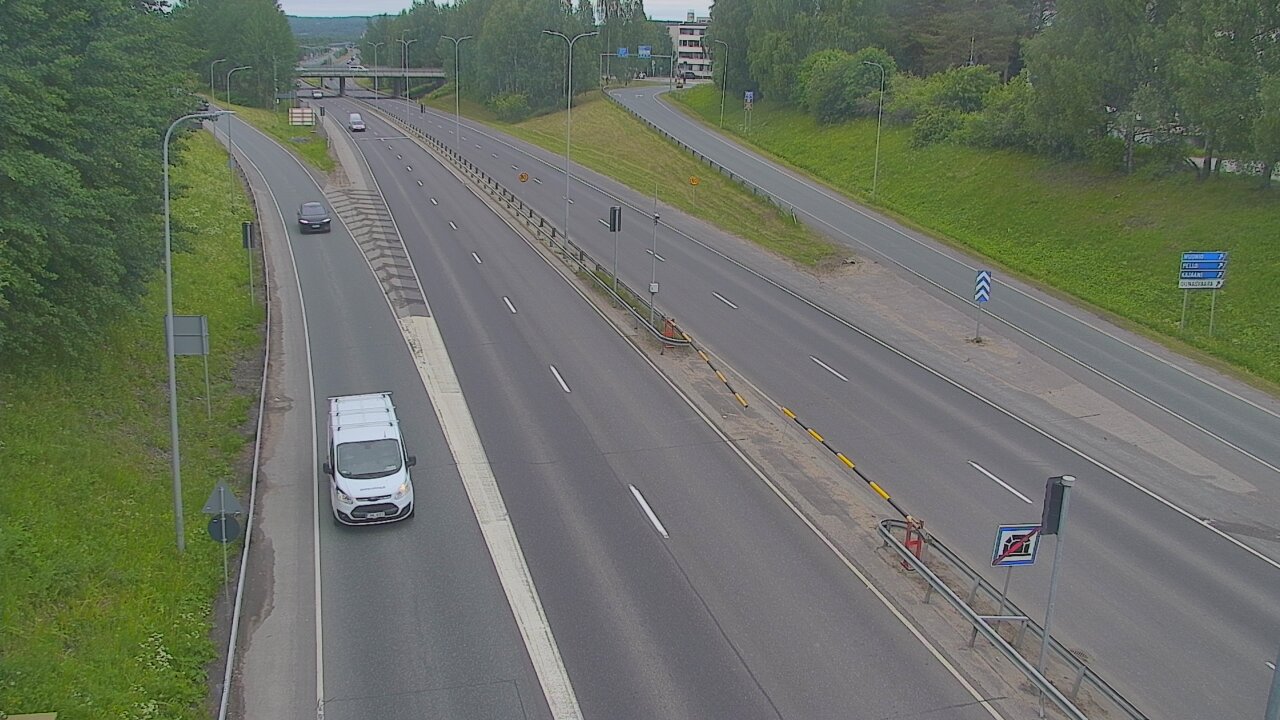 Weather Camera Image Väg 4, Rovaniemi, Revontuli pohjoinen, Rovaniemi, Lappi