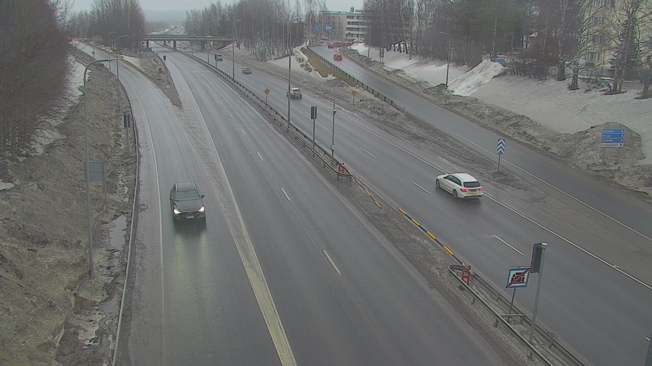 Weather Camera Image Väg 4, Rovaniemi, Revontuli pohjoinen, Rovaniemi, Lappi