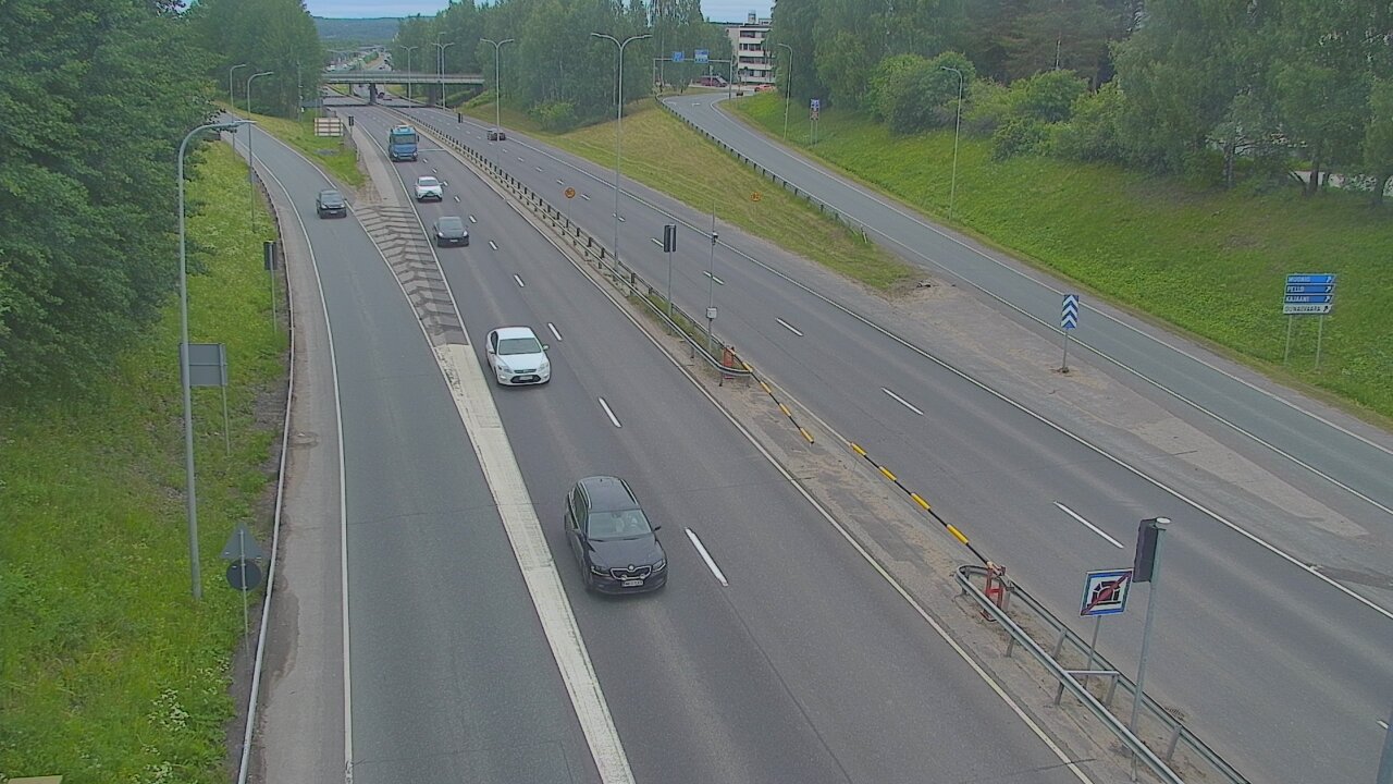 Weather Camera Image Väg 4, Rovaniemi, Revontuli pohjoinen, Rovaniemi, Lappi