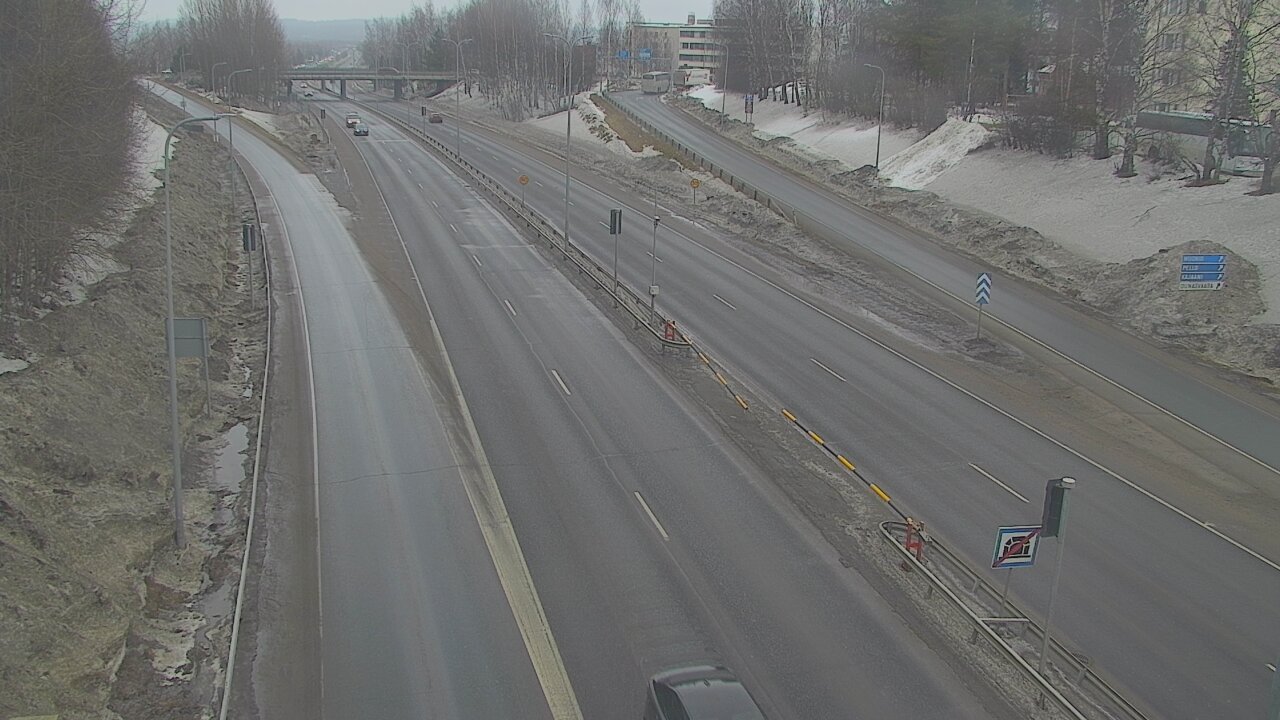 Weather Camera Image Väg 4, Rovaniemi, Revontuli pohjoinen, Rovaniemi, Lappi