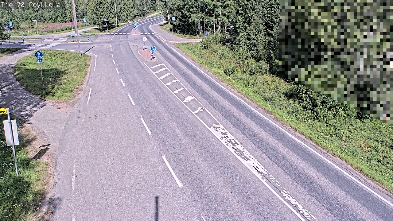 Weather Camera Image Road 78 Rovaniemi, Pöykkölä, Rovaniemi, Lappi