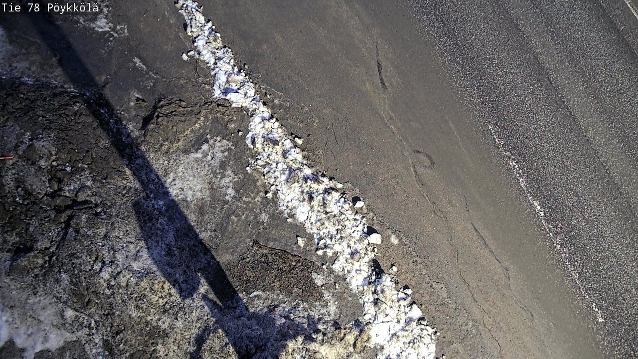 Weather Camera Image Road 78 Rovaniemi, Pöykkölä, Rovaniemi, Lappi