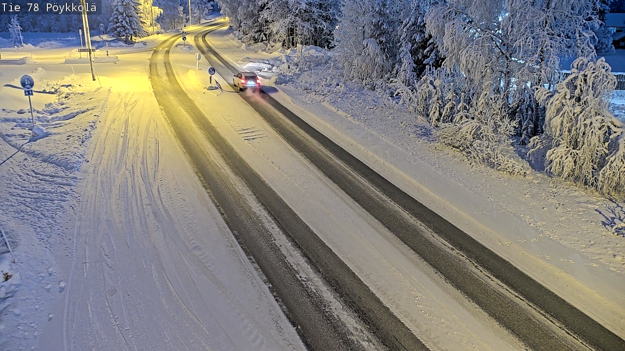 Kelikamerat Kuva Tie 78 Rovaniemi, Pöykkölä, Rovaniemi, Lappi