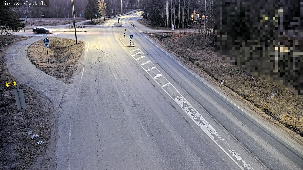 Weather Camera Image Road 78 Rovaniemi, Pöykkölä, Rovaniemi, Lappi