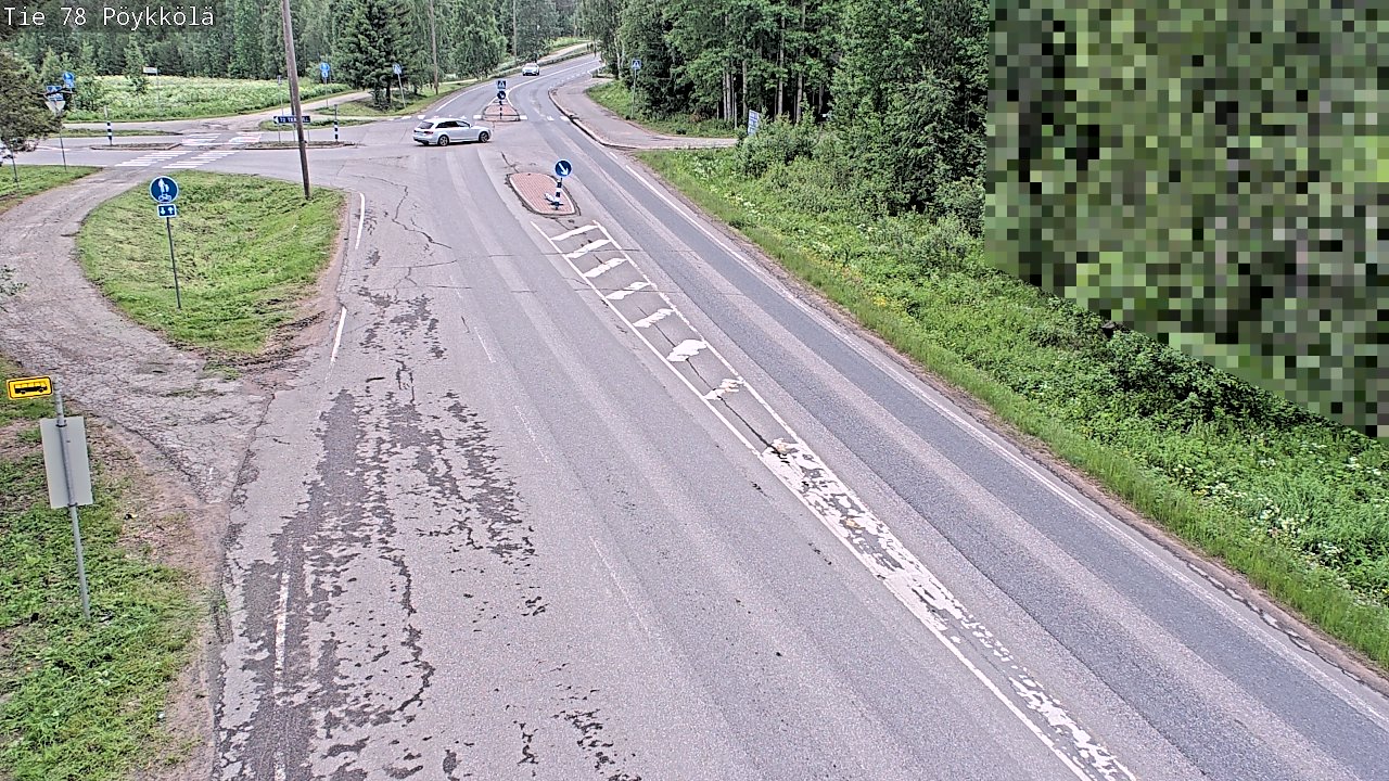 Kelikamerat Kuva Tie 78 Rovaniemi, Pöykkölä, Rovaniemi, Lappi