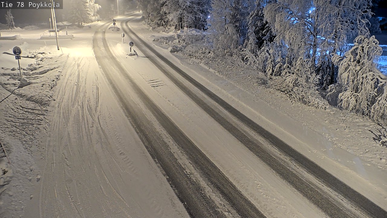 Kelikamerat Kuva Tie 78 Rovaniemi, Pöykkölä, Rovaniemi, Lappi