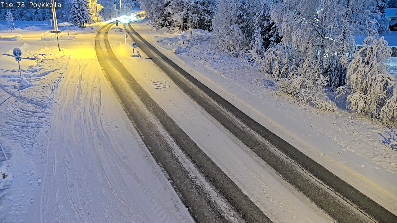 Kelikamerat Kuva Tie 78 Rovaniemi, Pöykkölä, Rovaniemi, Lappi