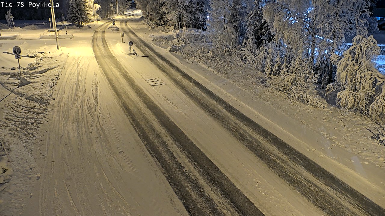 Kelikamerat Kuva Tie 78 Rovaniemi, Pöykkölä, Rovaniemi, Lappi
