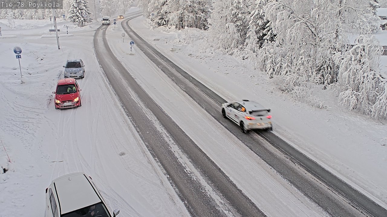 Kelikamerat Kuva Tie 78 Rovaniemi, Pöykkölä, Rovaniemi, Lappi