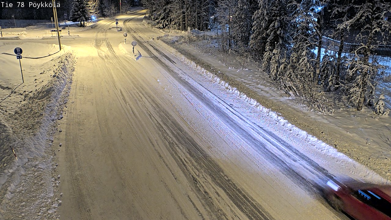 Kelikamerat Kuva Tie 78 Rovaniemi, Pöykkölä, Rovaniemi, Lappi