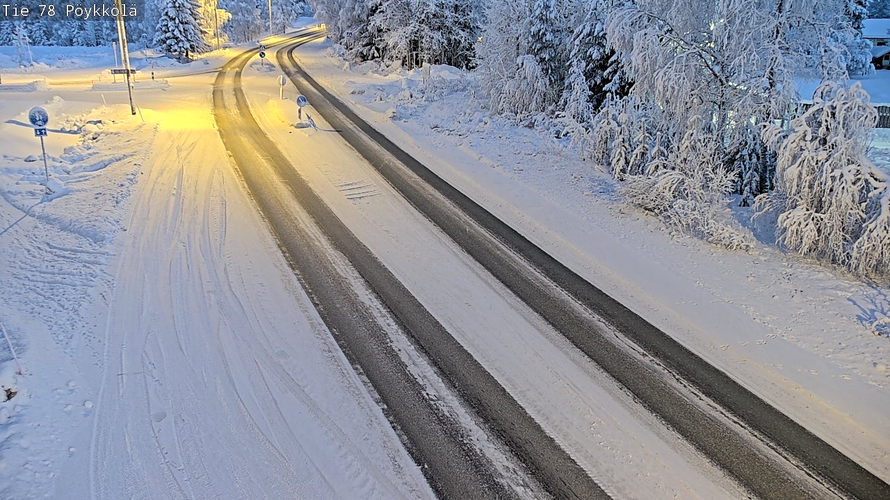 Kelikamerat Kuva Tie 78 Rovaniemi, Pöykkölä, Rovaniemi, Lappi