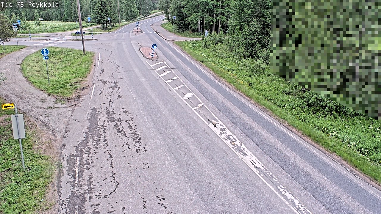 Kelikamerat Kuva Tie 78 Rovaniemi, Pöykkölä, Rovaniemi, Lappi