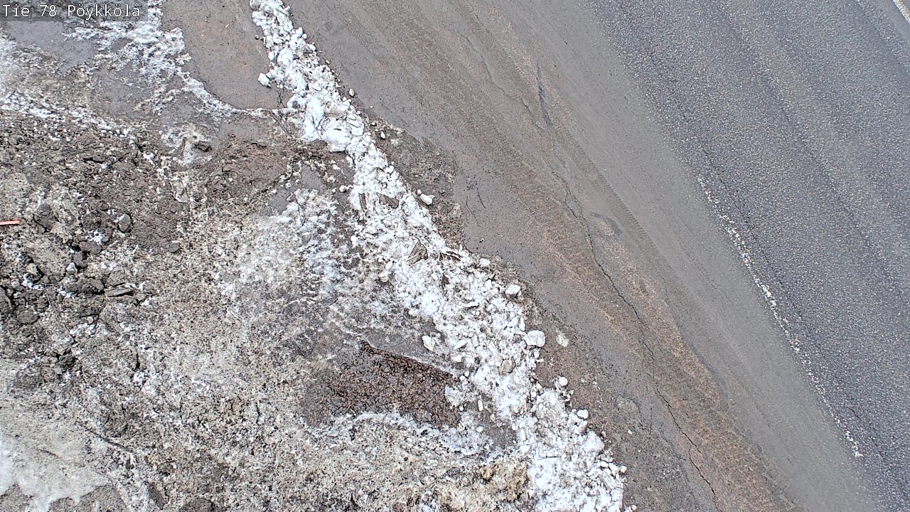 Weather Camera Image Road 78 Rovaniemi, Pöykkölä, Rovaniemi, Lappi