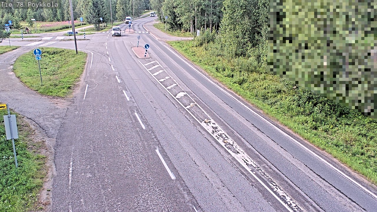 Kelikamerat Kuva Tie 78 Rovaniemi, Pöykkölä, Rovaniemi, Lappi