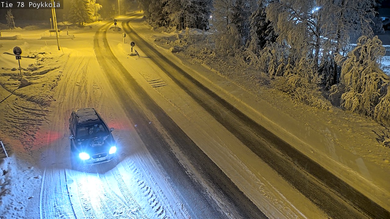 Kelikamerat Kuva Tie 78 Rovaniemi, Pöykkölä, Rovaniemi, Lappi