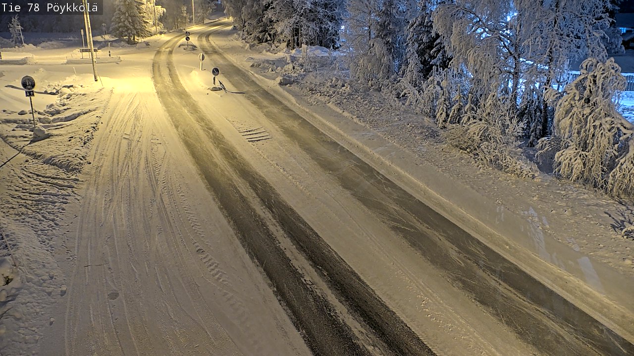 Kelikamerat Kuva Tie 78 Rovaniemi, Pöykkölä, Rovaniemi, Lappi