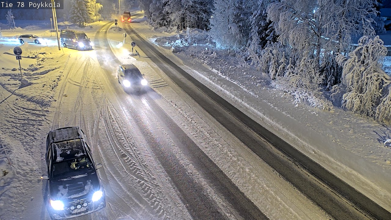 Kelikamerat Kuva Tie 78 Rovaniemi, Pöykkölä, Rovaniemi, Lappi