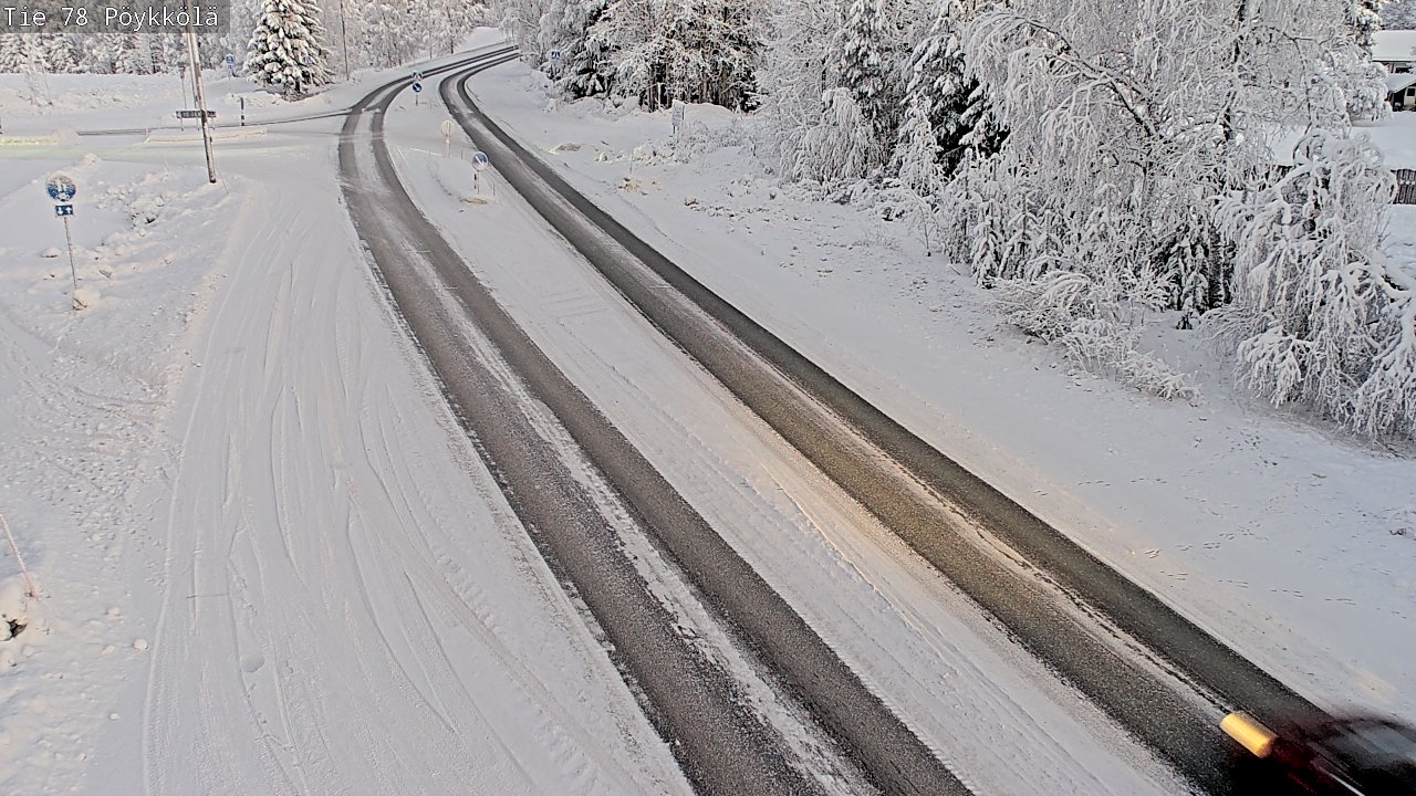 Kelikamerat Kuva Tie 78 Rovaniemi, Pöykkölä, Rovaniemi, Lappi