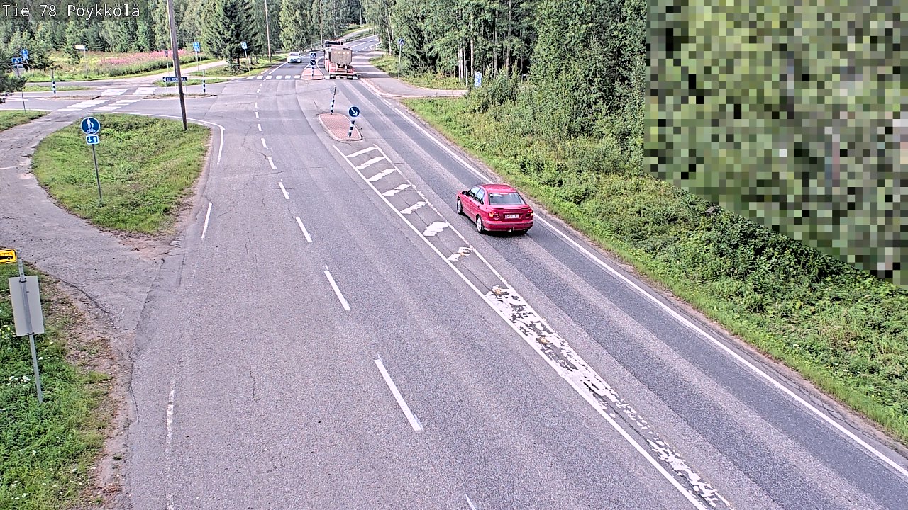 Kelikamerat Kuva Tie 78 Rovaniemi, Pöykkölä, Rovaniemi, Lappi