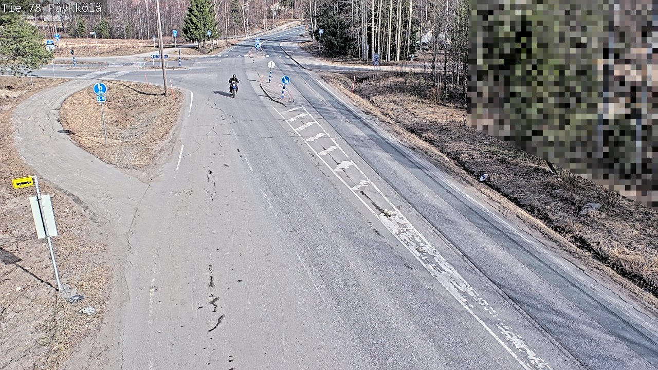 Weather Camera Image Väg 78 Rovaniemi, Pöykkölä, Rovaniemi, Lappi