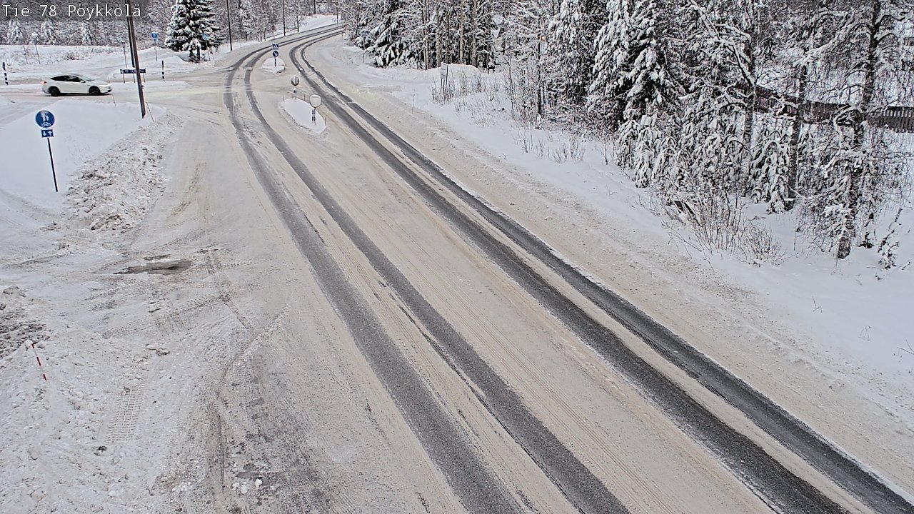 Weather Camera Image Väg 78 Rovaniemi, Pöykkölä, Rovaniemi, Lappi