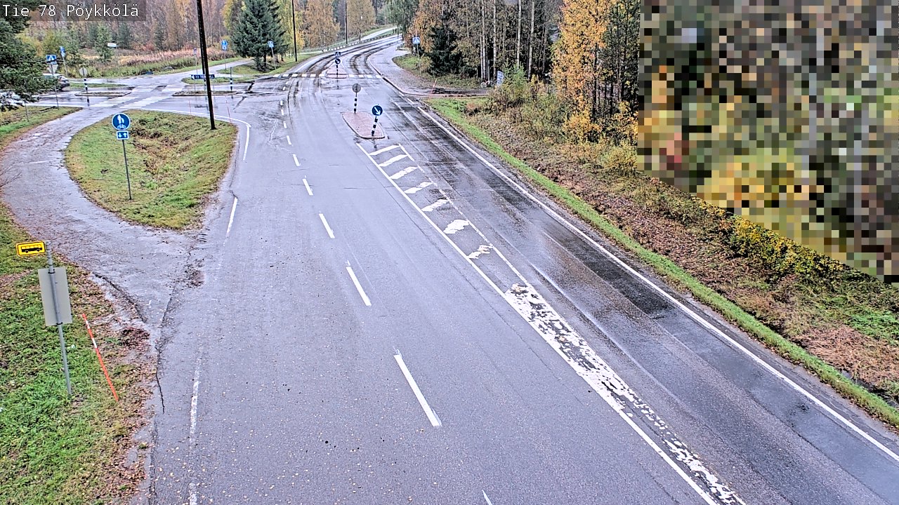 Weather Camera Image Väg 78 Rovaniemi, Pöykkölä, Rovaniemi, Lappi