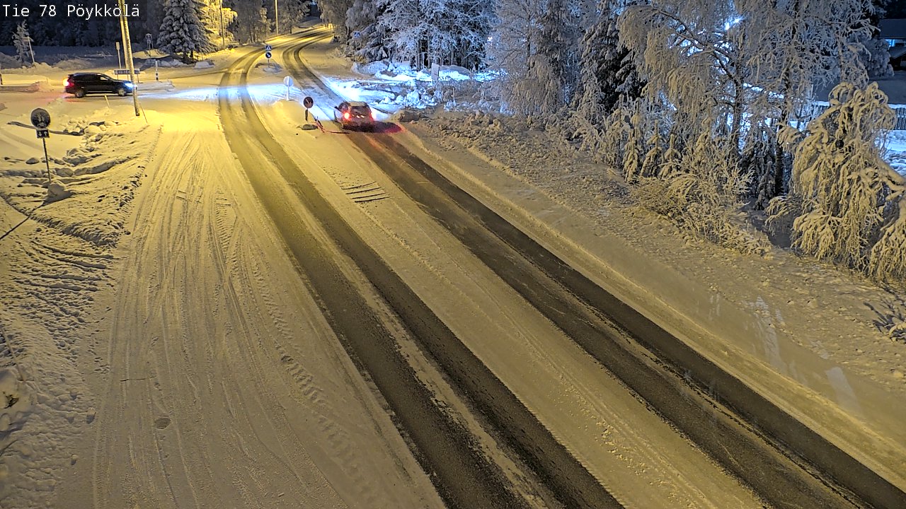 Kelikamerat Kuva Tie 78 Rovaniemi, Pöykkölä, Rovaniemi, Lappi