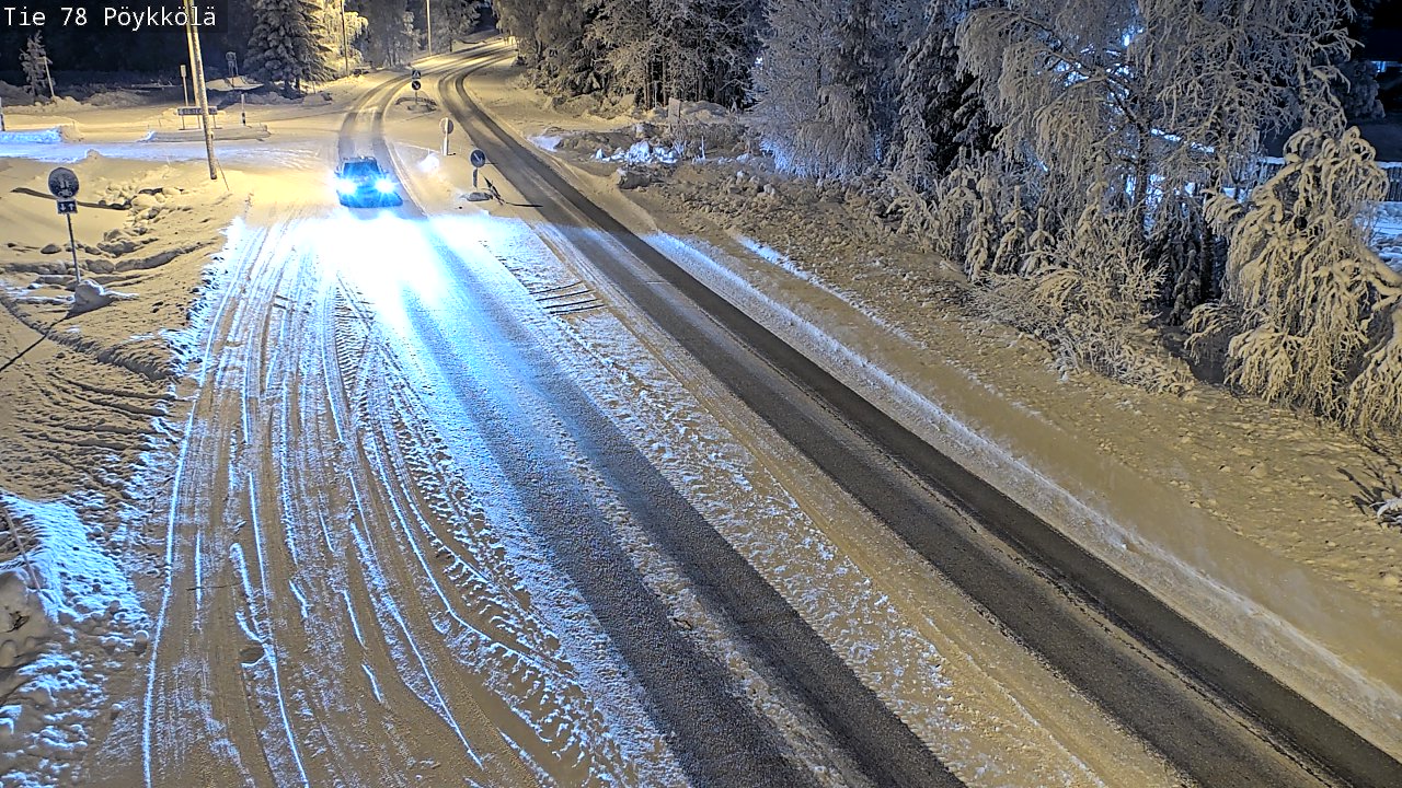 Kelikamerat Kuva Tie 78 Rovaniemi, Pöykkölä, Rovaniemi, Lappi