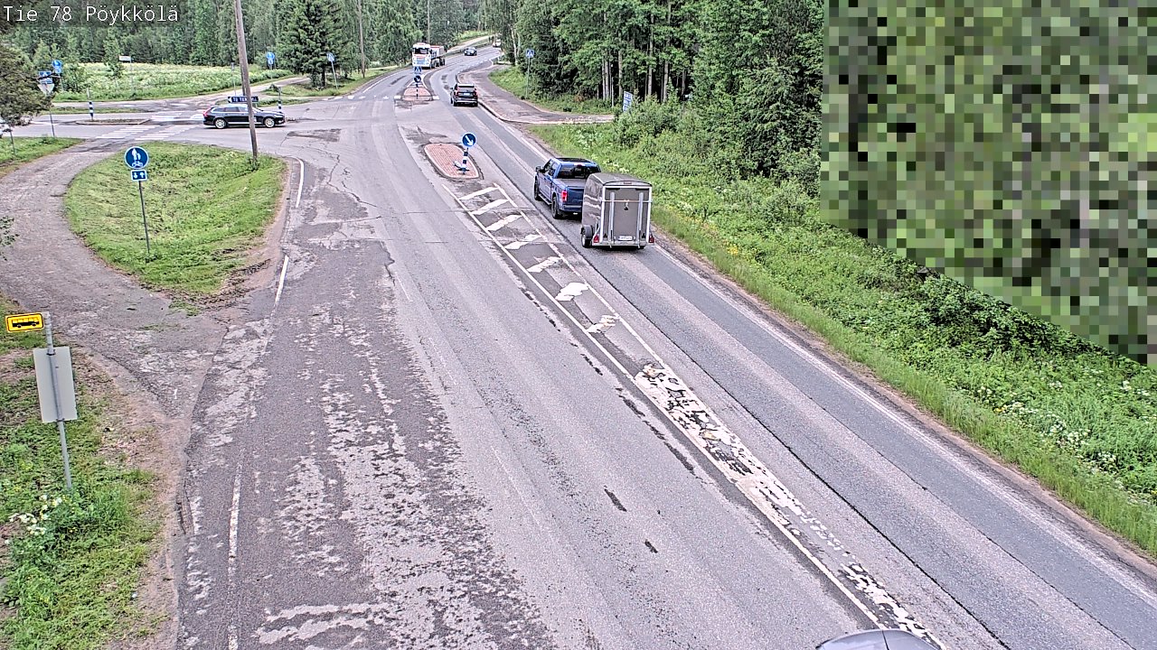 Kelikamerat Kuva Tie 78 Rovaniemi, Pöykkölä, Rovaniemi, Lappi