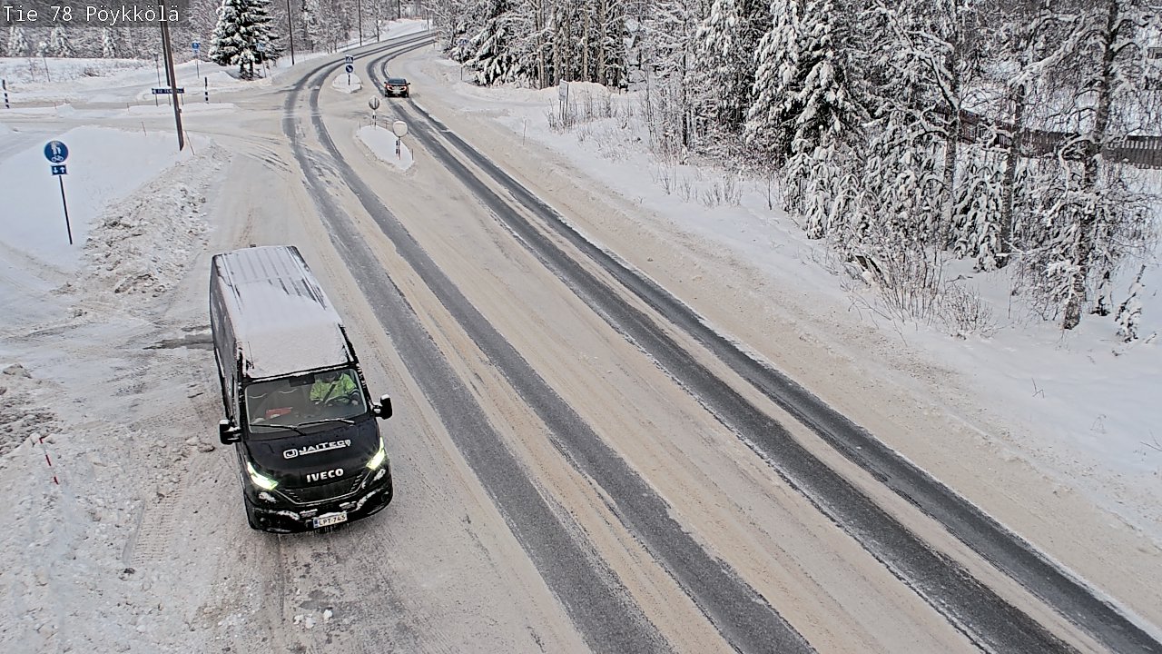 Weather Camera Image Väg 78 Rovaniemi, Pöykkölä, Rovaniemi, Lappi