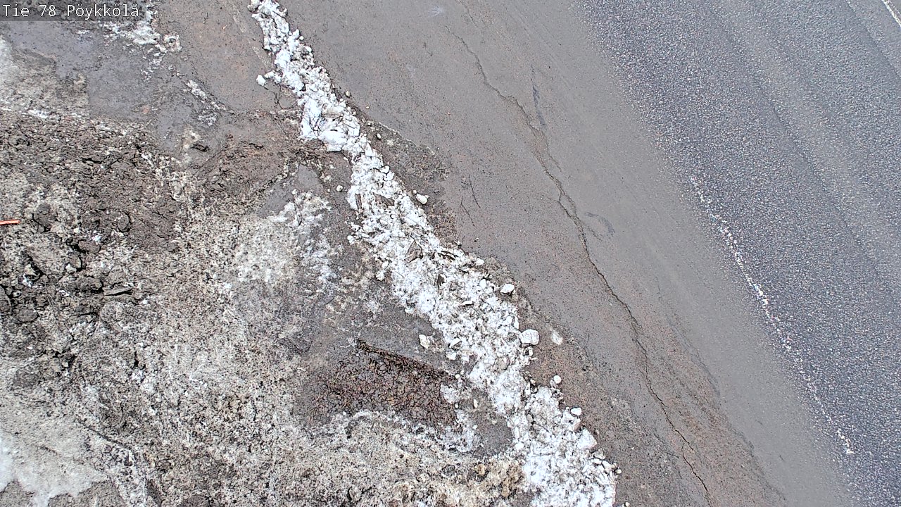 Weather Camera Image Road 78 Rovaniemi, Pöykkölä, Rovaniemi, Lappi