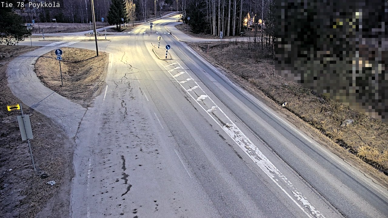 Weather Camera Image Väg 78 Rovaniemi, Pöykkölä, Rovaniemi, Lappi