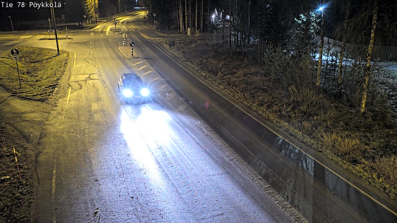 Kelikamerat Kuva Tie 78 Rovaniemi, Pöykkölä, Rovaniemi, Lappi