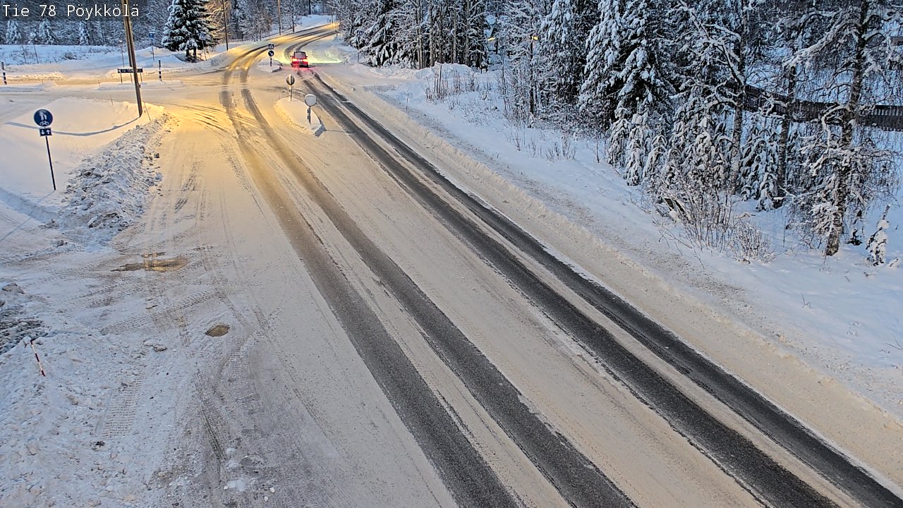 Weather Camera Image Road 78 Rovaniemi, Pöykkölä, Rovaniemi, Lappi