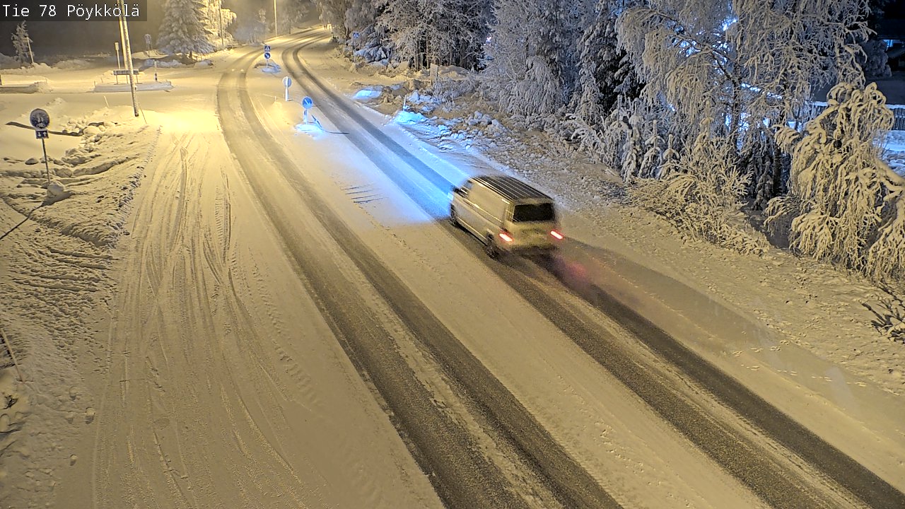 Kelikamerat Kuva Tie 78 Rovaniemi, Pöykkölä, Rovaniemi, Lappi