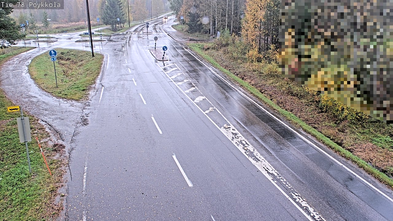 Weather Camera Image Väg 78 Rovaniemi, Pöykkölä, Rovaniemi, Lappi