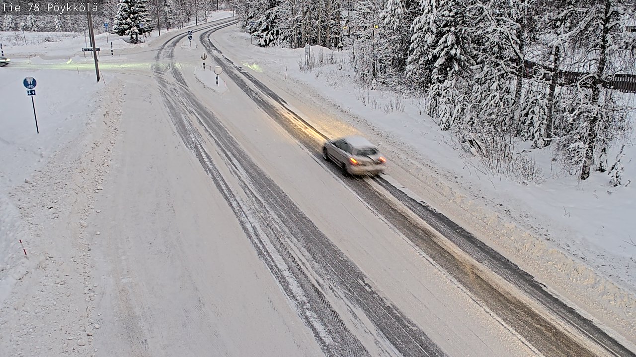 Kelikamerat Kuva Tie 78 Rovaniemi, Pöykkölä, Rovaniemi, Lappi