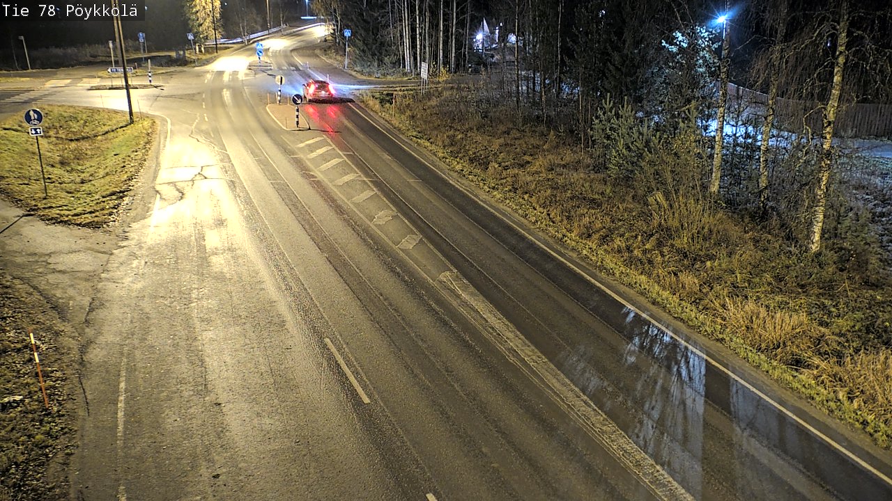 Kelikamerat Kuva Tie 78 Rovaniemi, Pöykkölä, Rovaniemi, Lappi