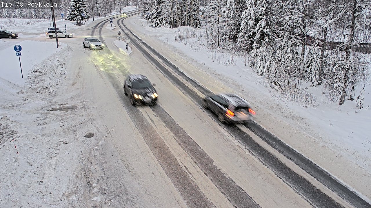 Weather Camera Image Road 78 Rovaniemi, Pöykkölä, Rovaniemi, Lappi