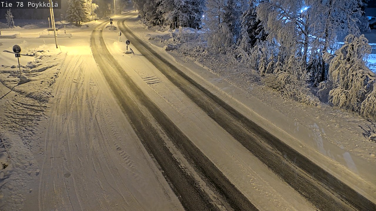Kelikamerat Kuva Tie 78 Rovaniemi, Pöykkölä, Rovaniemi, Lappi