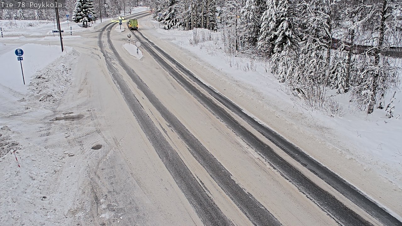 Weather Camera Image Road 78 Rovaniemi, Pöykkölä, Rovaniemi, Lappi