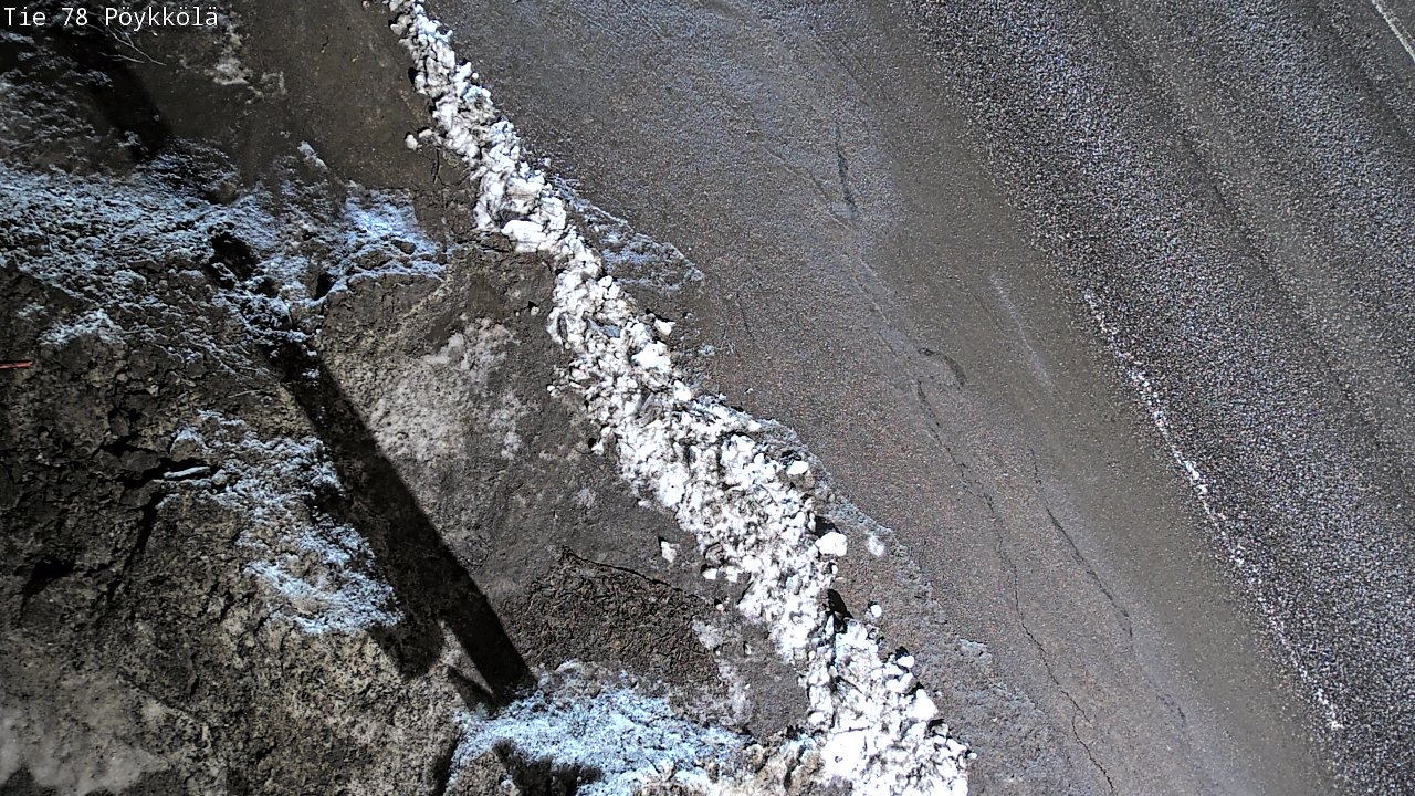 Weather Camera Image Road 78 Rovaniemi, Pöykkölä, Rovaniemi, Lappi