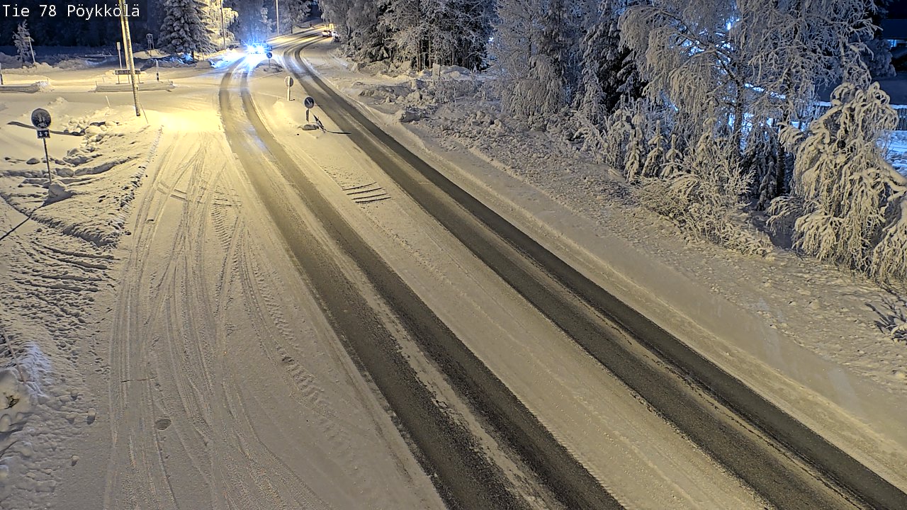 Kelikamerat Kuva Tie 78 Rovaniemi, Pöykkölä, Rovaniemi, Lappi