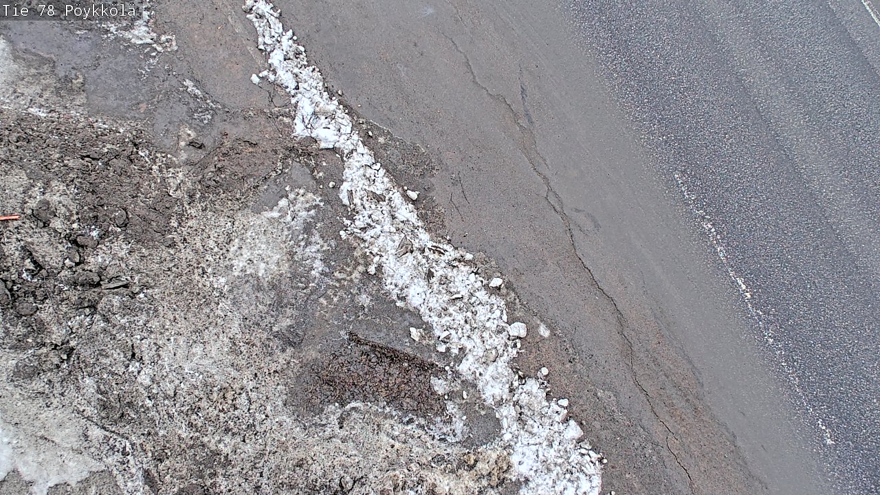 Weather Camera Image Road 78 Rovaniemi, Pöykkölä, Rovaniemi, Lappi
