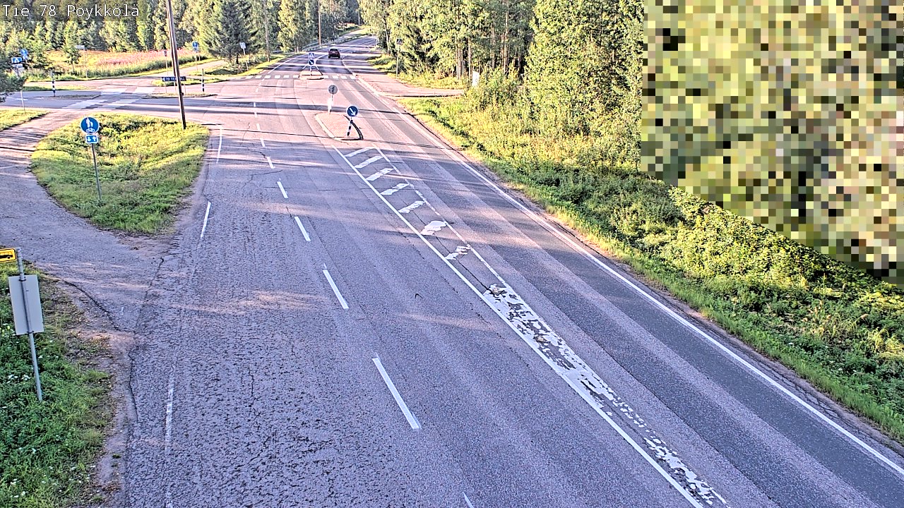 Kelikamerat Kuva Tie 78 Rovaniemi, Pöykkölä, Rovaniemi, Lappi