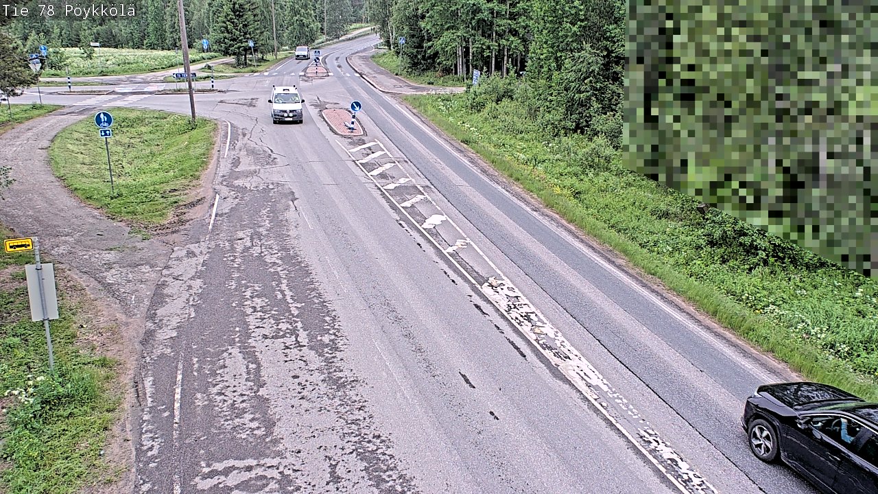 Kelikamerat Kuva Tie 78 Rovaniemi, Pöykkölä, Rovaniemi, Lappi