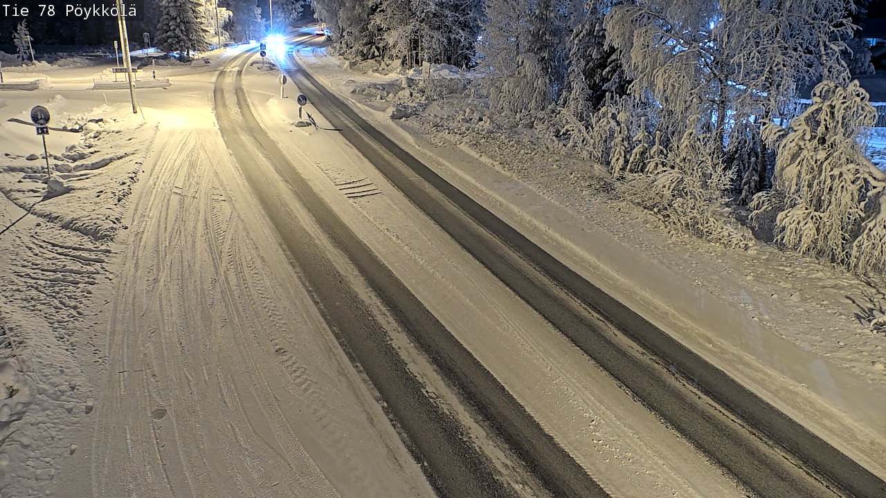 Kelikamerat Kuva Tie 78 Rovaniemi, Pöykkölä, Rovaniemi, Lappi