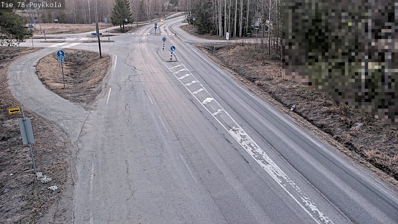 Weather Camera Image Road 78 Rovaniemi, Pöykkölä, Rovaniemi, Lappi